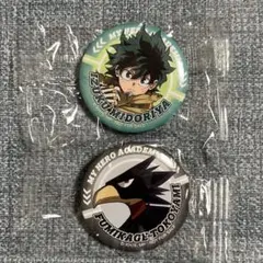 緑谷出久 常闇踏陰 僕のヒーローアカデミア オリジナル缶バッチ2個セット