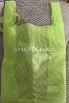 DEAN & DELUCA ショッピングバッグ ライムグリーン　エコバのサムネイル