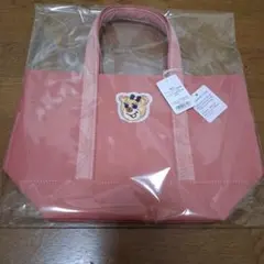フェイラー　オールドテディガール　ワッペントートバッグ　ピンク　小サイズ