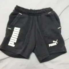 PUMA プーマ　キッズ　ジュニア　ハーフパンツ　ショートパンツ 黒 110cm