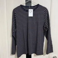 ハニーズ　CINEMA CLUB オーガニックコットン 長袖ボーダーTシャツ L