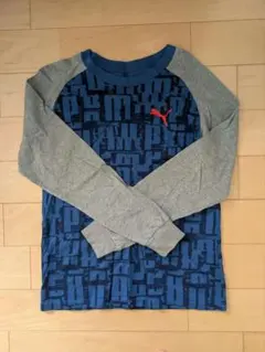 PUMA 長袖カットソー 160サイズ グレー/ブルー