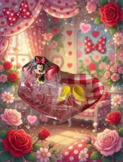 Minnie Mouse ハート型トレイ アクセサリースタンド 箱付き - メルカリ