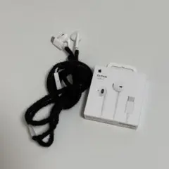 Apple EarPods USB-C 有線イヤホン編み物 ハンドメイドのサムネイル