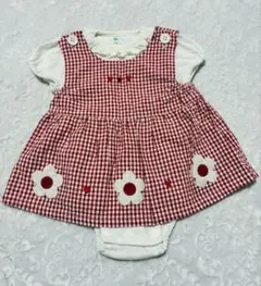ギンガムチェック★ロンパースセット★サイズ70cm
