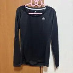 adidas ランニング 長袖シャツ ブラック