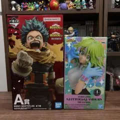 僕のヒーローアカデミア 紡ぐ力 A賞緑谷出久＆葉隠透フィギュアセット