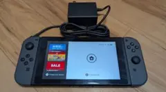 Nintendo Switch 本体 グレー ACアダプター付き