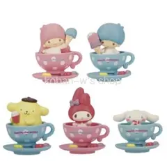 全５種 シェイキー shaky サンリオ コーヒーカップ フィギュア ドット Ｅ