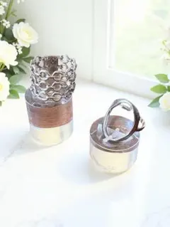 シルバー チェーンリング2点セット925刻印あり。美品 ヴィンテージ