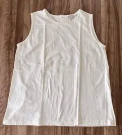 d.comfort ✽ リネンコットンノースリーブTシャツ