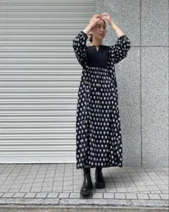 アーバンリサーチ ドアーズ］インドコットンプリントワンピース