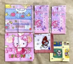 サンリオ 平成レトロ ランチクロス ハンカチ 未使用 6枚セット