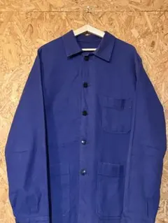 フランス軍 ヴィンテージ ワークシャツ 70s-80s ユーロミリタリー 46