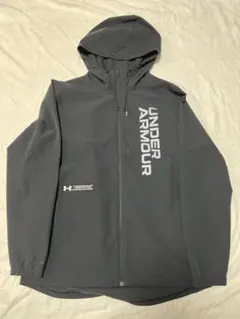 新品同様　UNDER ARMOUR ブラッシュドウーブン フルジップ フーディ