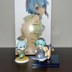 ソードアートオンライン　シノン 水着　EXQ　ちびきゅん　3点セット