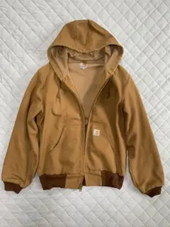 【USA製】Carhartt カーハート アクティブジャケット S ブラウン