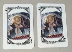 グランブルーファンタジー グラサイキッチン トランプ アルベール 2枚