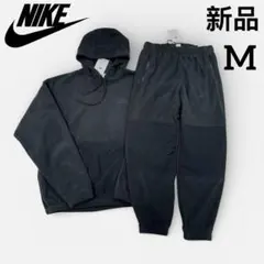 新品　NIKE クラブ フリース セットアップ 上下セット 起毛 ブラック　M