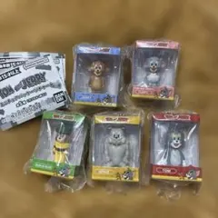 トムとジェリー　ミニチュアパッケージチャーム　全5種　フルコンプ　タフィー　トム