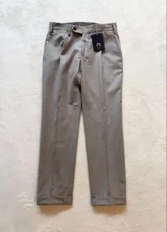 【極美品】GERMANO 24AWウールスラックス グレージュ 42定価3.4万