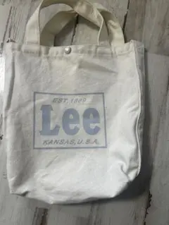 Lee ロゴ入り キャンバス トートバッグ