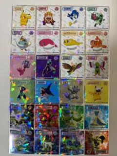 ポケモンコレクターズシール　ウエハースチョコ　24種　コンプリート　セット