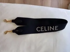 CELINE ロゴ ショルダーストラップ ブラックのサムネイル