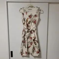 Stilbrand フラワープリント ノースリーブワンピース 44