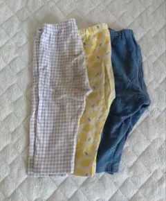 ユニクロレギンス　レギンス7分丈　3点セット　サイズ100