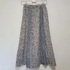 ニコアンド　クレイジーパネルロングスカート