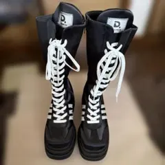 Darich レースアップスニーカーロングブーツ　BLK Mサイズ
