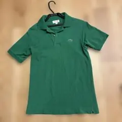 LACOSTE クラシックフィット グリーンポロシャツ