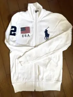 RALPH LAUREN ビッグポニージップアップパーカー ホワイトXSのサムネイル
