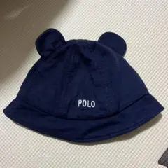 POLO baby 44cm クマ耳 ネイビー帽子