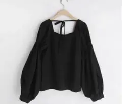 DHOLIC バックリボンスクエアブラウス t57546