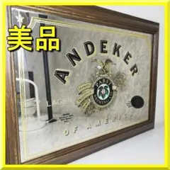 ANDEKER パブミラー アンデカー アンティーク ビール パブスト II6Z ANDEKER パブミラー アンデカー アンティーク ビール パブスト II6Z