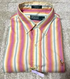 ✨希少80S✨ラルフローレン　ボタンダウンシャツ　緑タグ　クリーニング保管