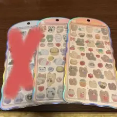 コットンパフィー シール アニマル 2点セット 正規品