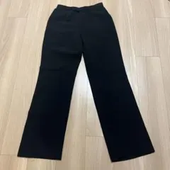 ブラック スラックス ベルトループ付き　ウエスト67/ヒップ93/股下76