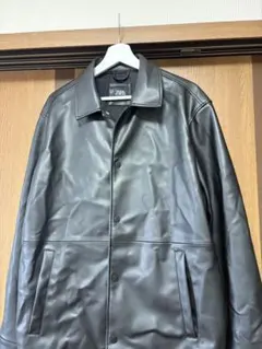 ZARA ザラ フェイクレザージャケット Lブラック