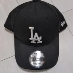 New Era 9FORTY LA ブラックキャップ