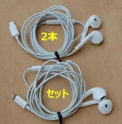 美品★Apple純正 EarPods Lightningイヤフォン A1748のサムネイル