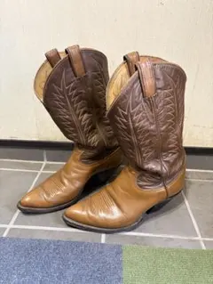 【Tony Lama】トニーラマ　ブラウン レザー ウエスタンブーツ