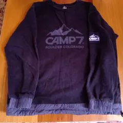 CAMP7 ドロスト付きトレーナー