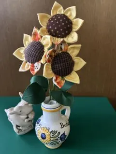 ハンドメイド 布製ひまわりのサムネイル