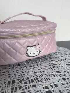 50周年　ハローキティ キルティングポーチ ピンク