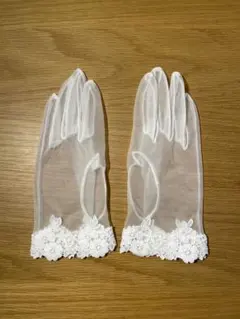 オーガンジーショートグローブ　ローブドマリエ