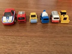 【ミニカー 6点まとめ売り】はたらく車・フェアレディZセット