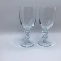 ミッキー ワイングラス 2個セット